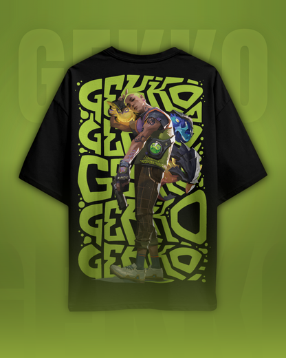 Gekko Oversized Valorant T-Shirt – Night Market Drop | dryPeek