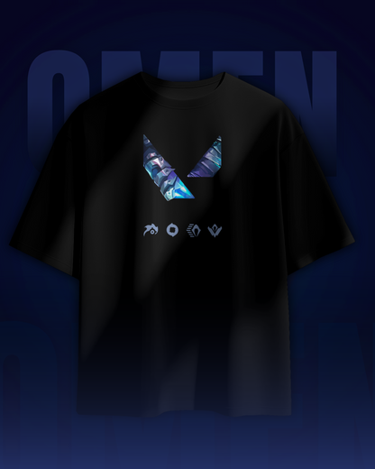 Omen Oversized Valorant T-Shirt – Night Market Drop | dryPeek