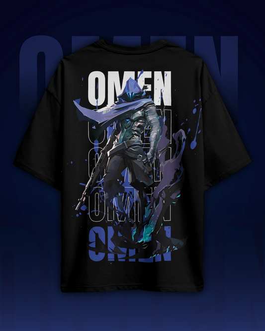 Omen Oversized Valorant T-Shirt – Night Market Drop | dryPeek