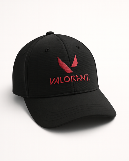 Valorant Premium Embroidered Cap | 6-Panel Ottoman Fabric
