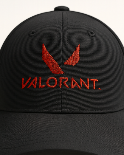 Valorant Premium Embroidered Cap | 6-Panel Ottoman Fabric