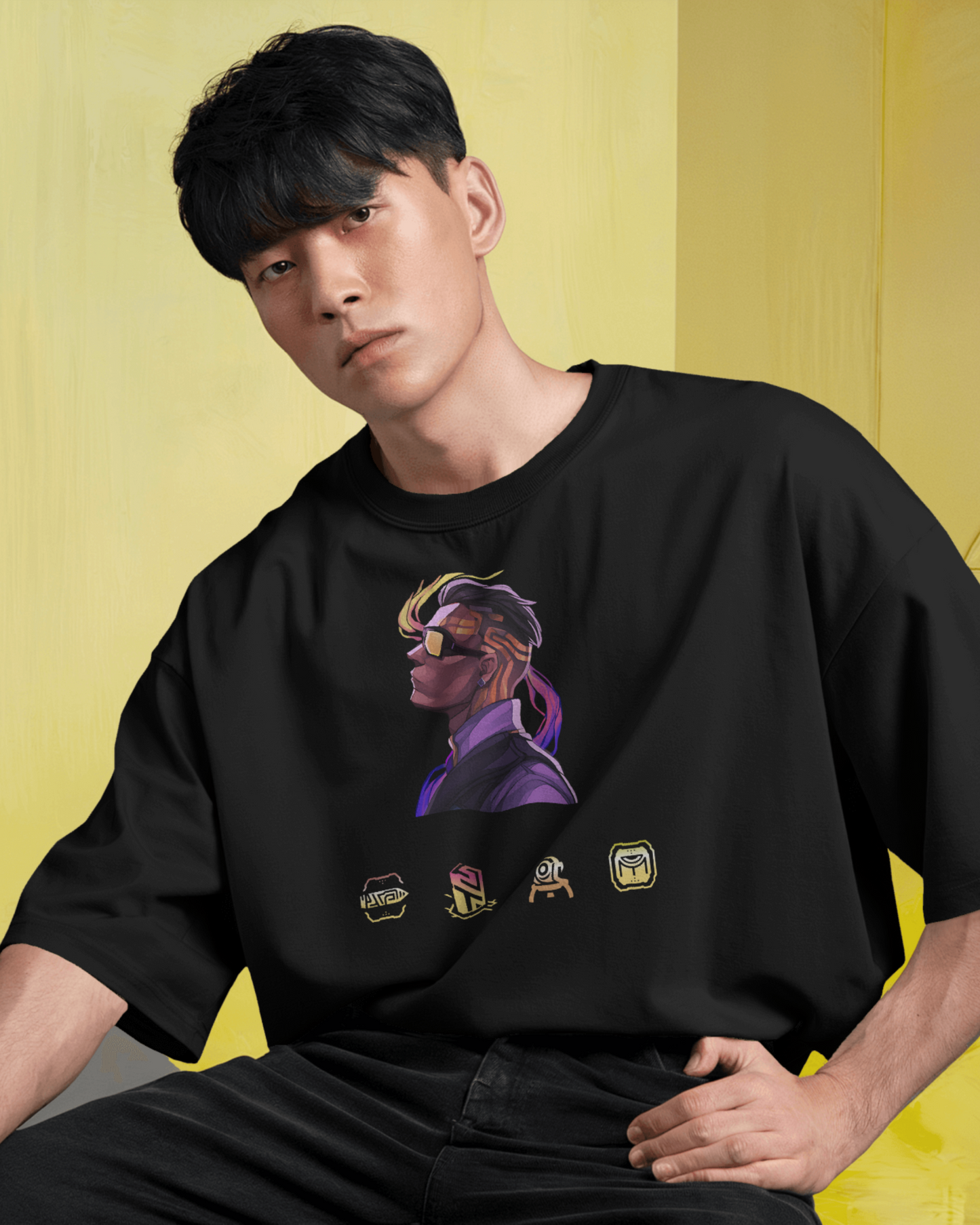 Chamber Oversized Valorant T-Shirt – Night Market Drop | dryPeek
