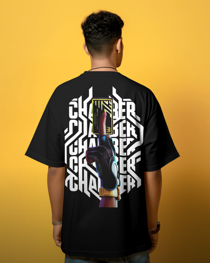 Chamber Oversized Valorant T-Shirt – Night Market Drop | dryPeek
