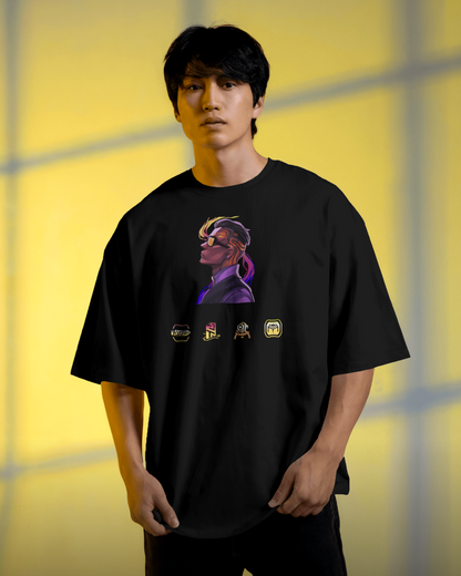 Chamber Oversized Valorant T-Shirt – Night Market Drop | dryPeek