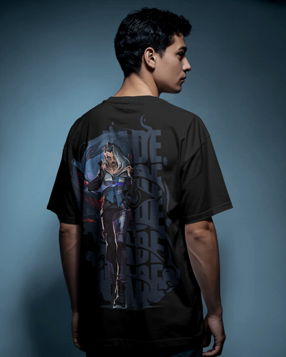 Fade Oversized Valorant T-Shirt – Night Market Drop | dryPeek