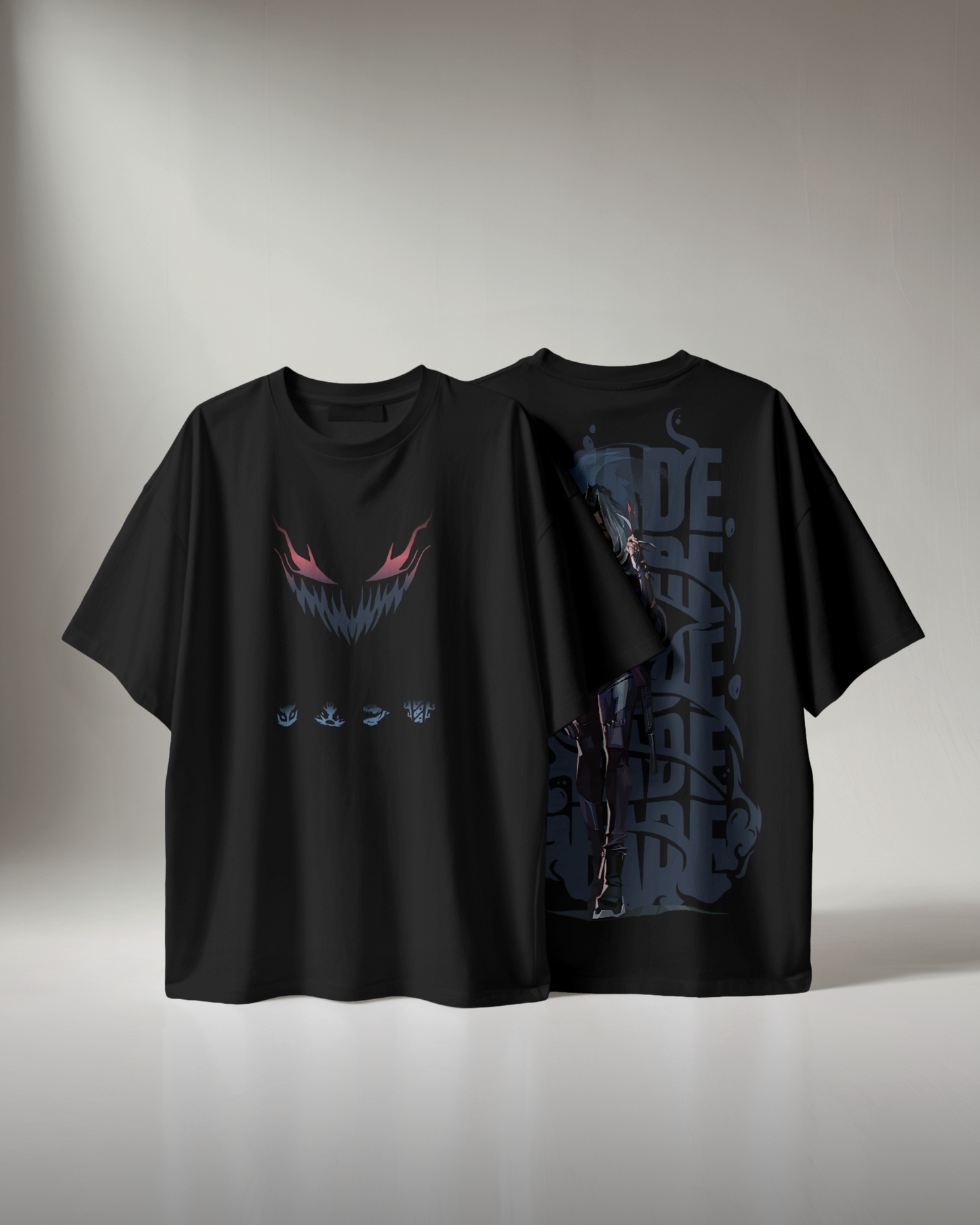 Fade Oversized Valorant T-Shirt – Night Market Drop | dryPeek