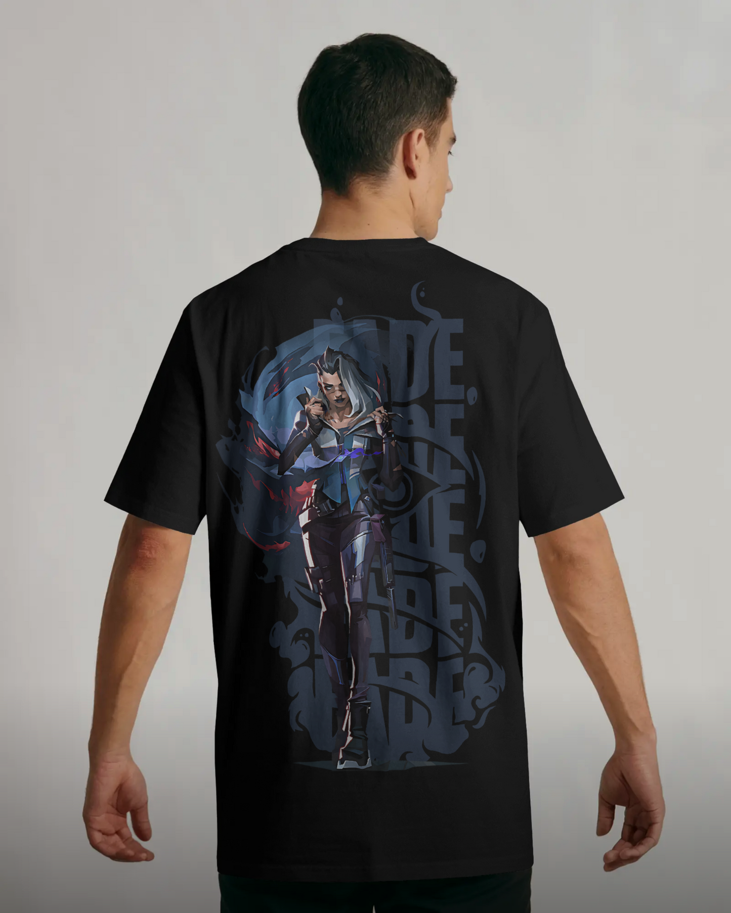 Fade Oversized Valorant T-Shirt – Night Market Drop | dryPeek