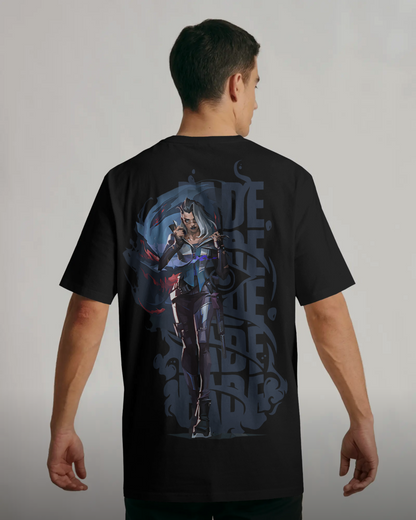 Fade Oversized Valorant T-Shirt – Night Market Drop | dryPeek