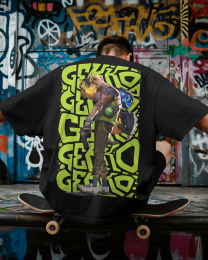 Gekko Oversized Valorant T-Shirt – Night Market Drop | dryPeek