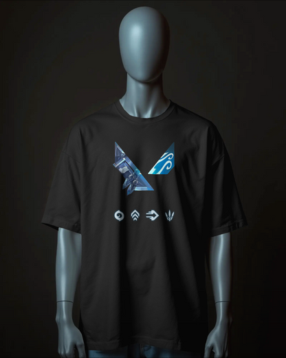 Jett Oversized Valorant T-Shirt – Night Market Drop | dryPeek