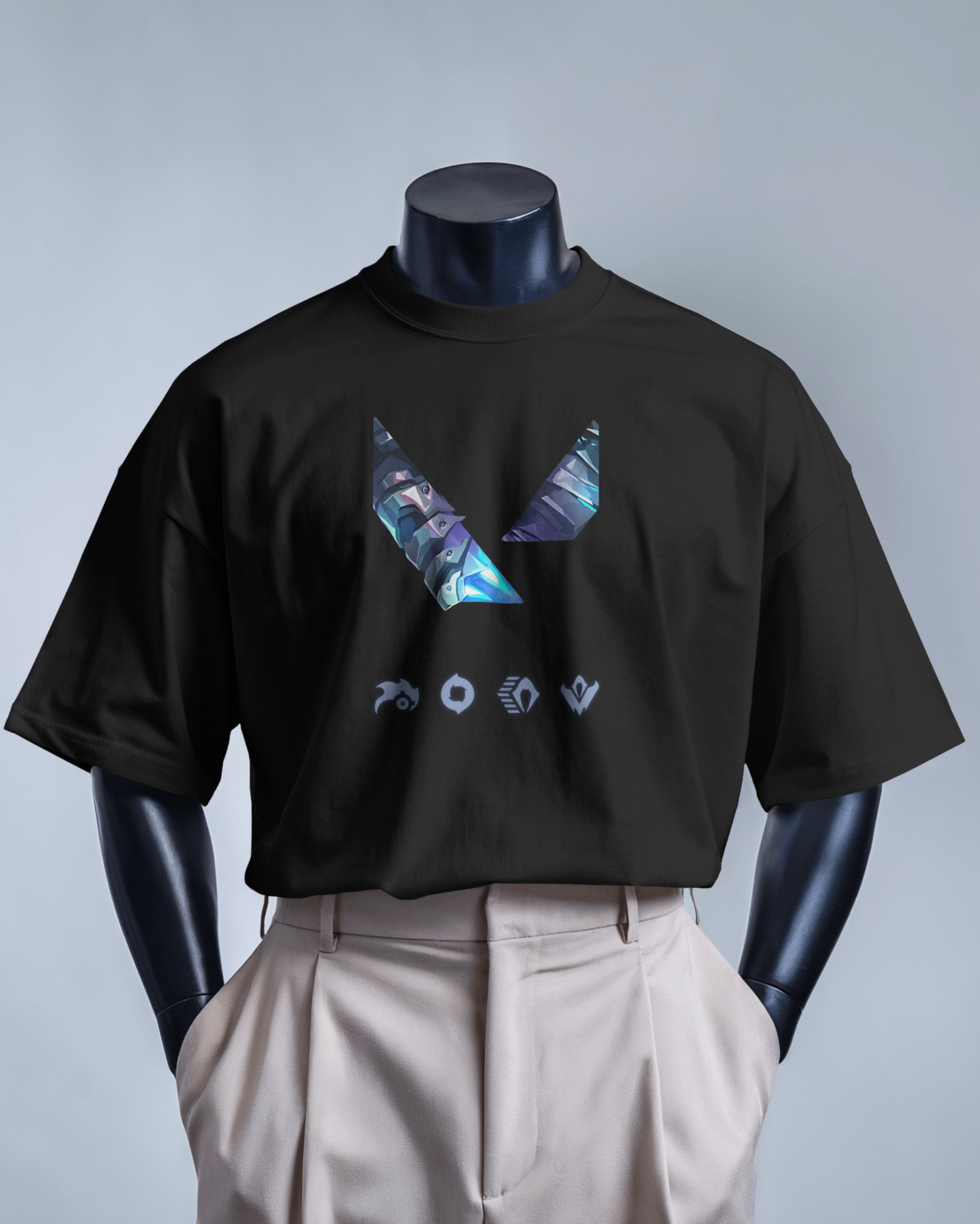 Omen Oversized Valorant T-Shirt – Night Market Drop | dryPeek