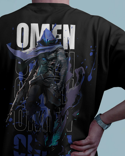 Omen Oversized Valorant T-Shirt – Night Market Drop | dryPeek