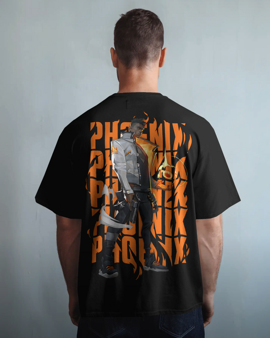 Phoenix Oversized Valorant T-Shirt – Night Market Drop | dryPeek