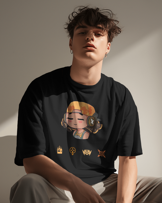 Raze Oversized Valorant T-Shirt – Night Market Drop | dryPeek