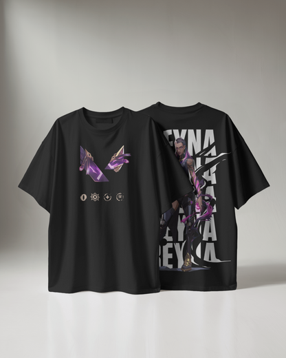 Reyna Oversized Valorant T-Shirt – Night Market Drop | dryPeek