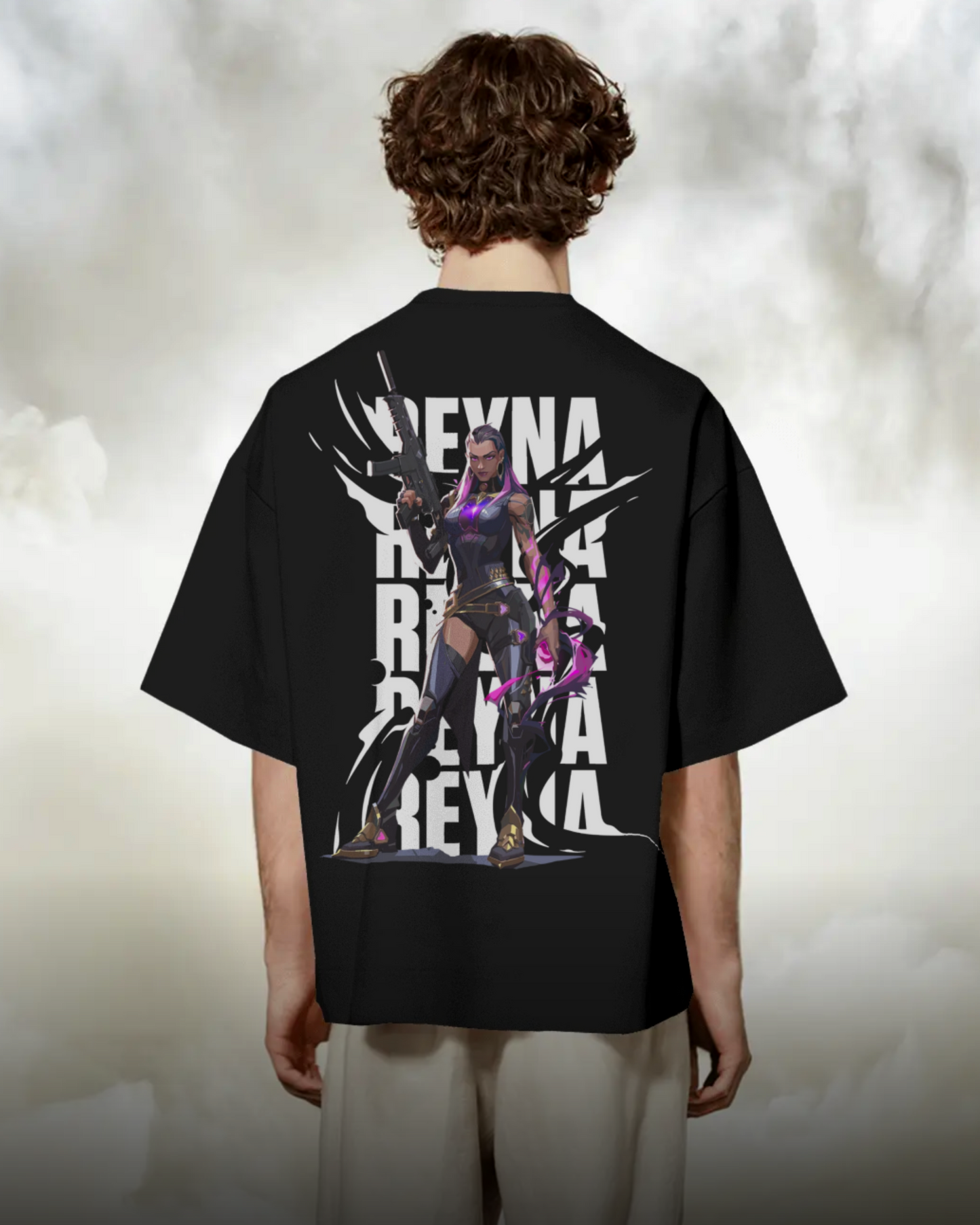Reyna Oversized Valorant T-Shirt – Night Market Drop | dryPeek