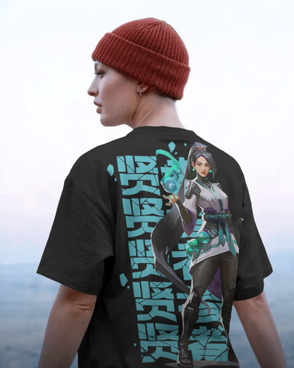 Sage Oversized Valorant T-Shirt – Night Market Drop | dryPeek