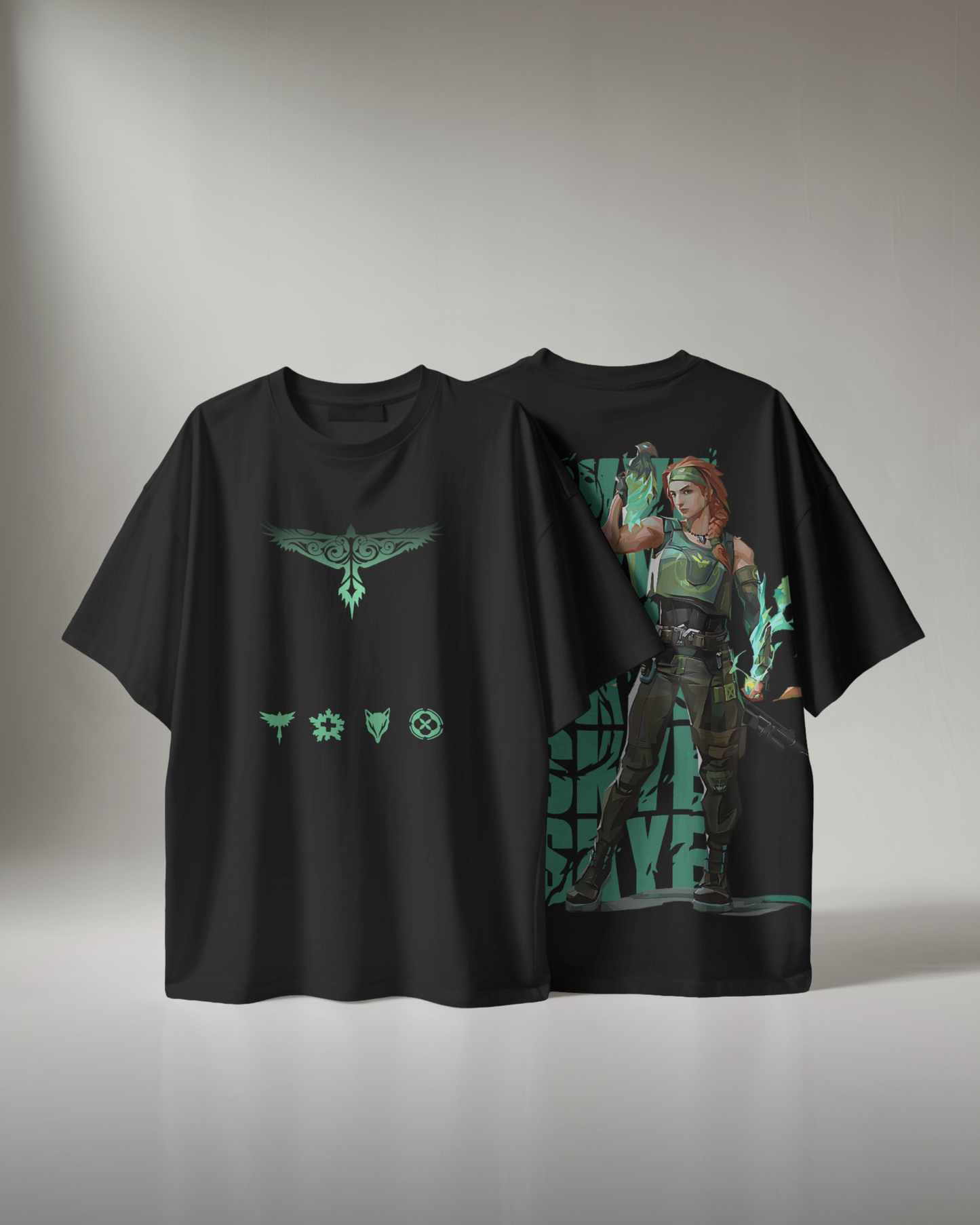 Skye Oversized Valorant T-Shirt – Night Market Drop | dryPeek
